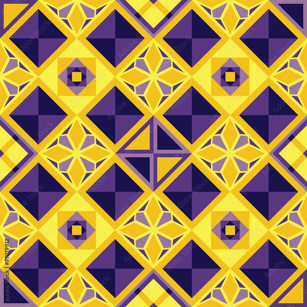 Seamless geometrical pattern.