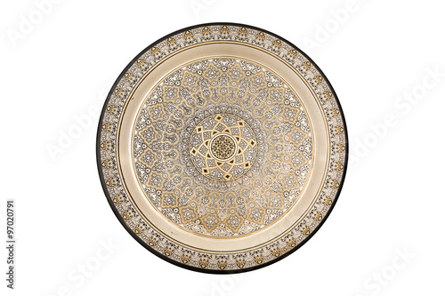 Dish (Plate) with Traditional Ornaments, Arab National Ornament