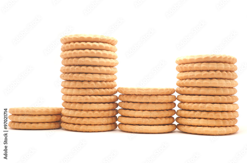 cookies on a white background cookies on a white background