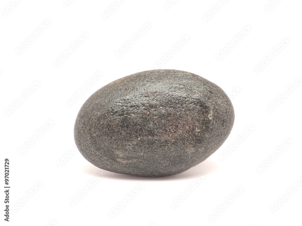 pebble on a white background pebble on a white background