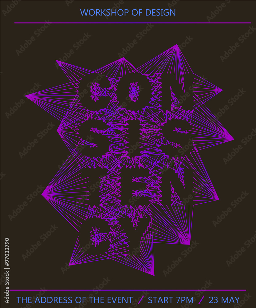 Flat Design Event Poster