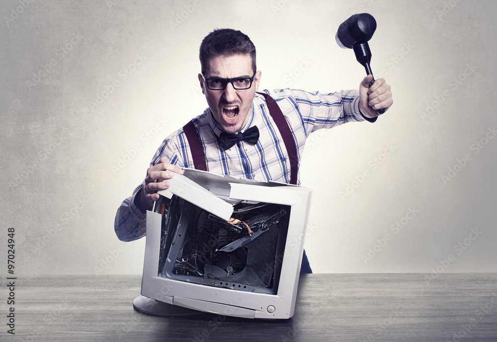 Socially Retarded Computer Nerd