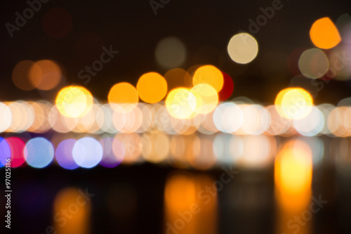 Abstract circular bokeh background