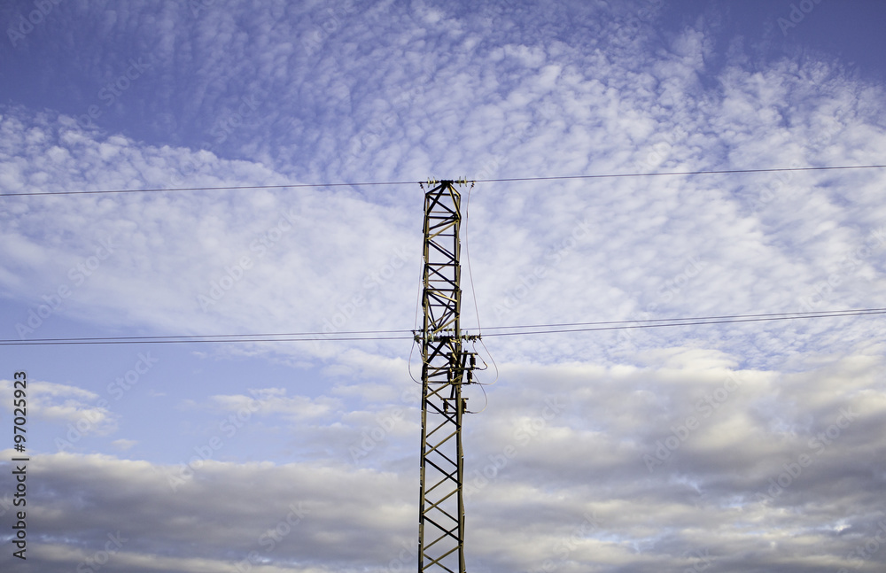 Electric power tower Electric power tower