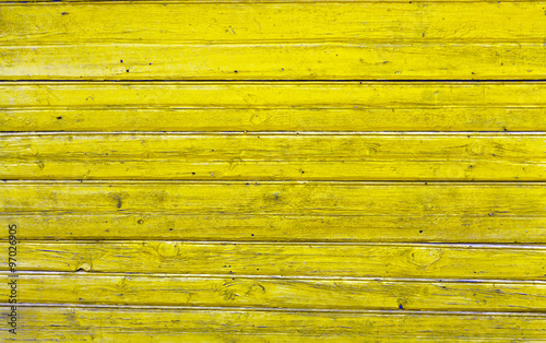 Wallpaper Mural Yellow wooden wall. Torontodigital.ca
