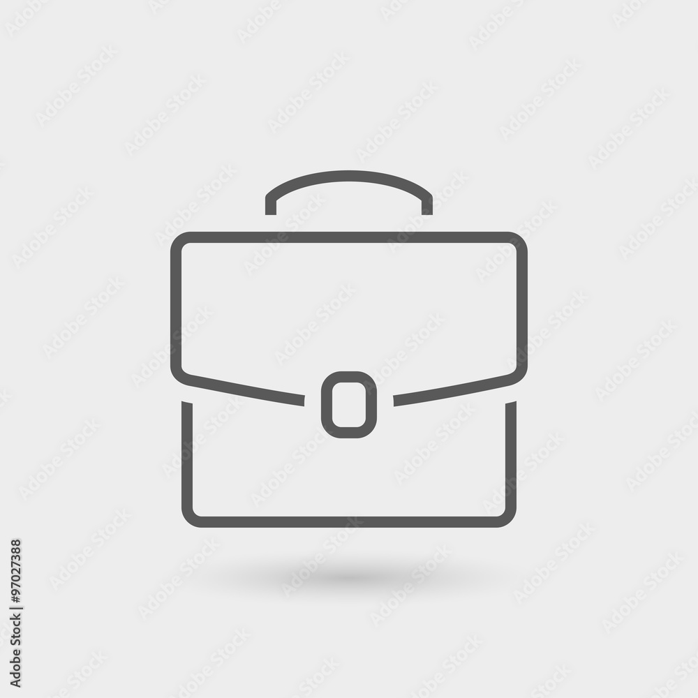 portfolio thin line icon portfolio thin line icon