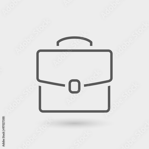 portfolio thin line icon