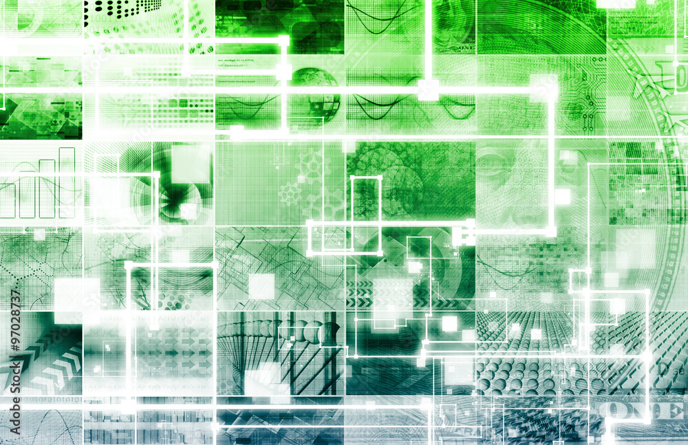 Obraz premium Colorful Squares Background