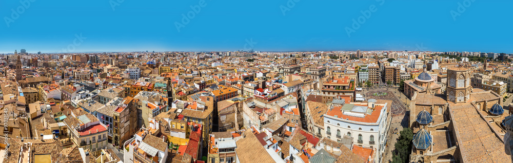 Aerial view of Valencia