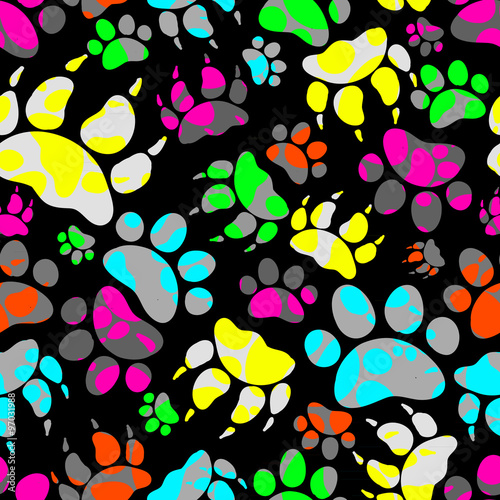Cat and Dog Textile Pattern. Vector seamless.