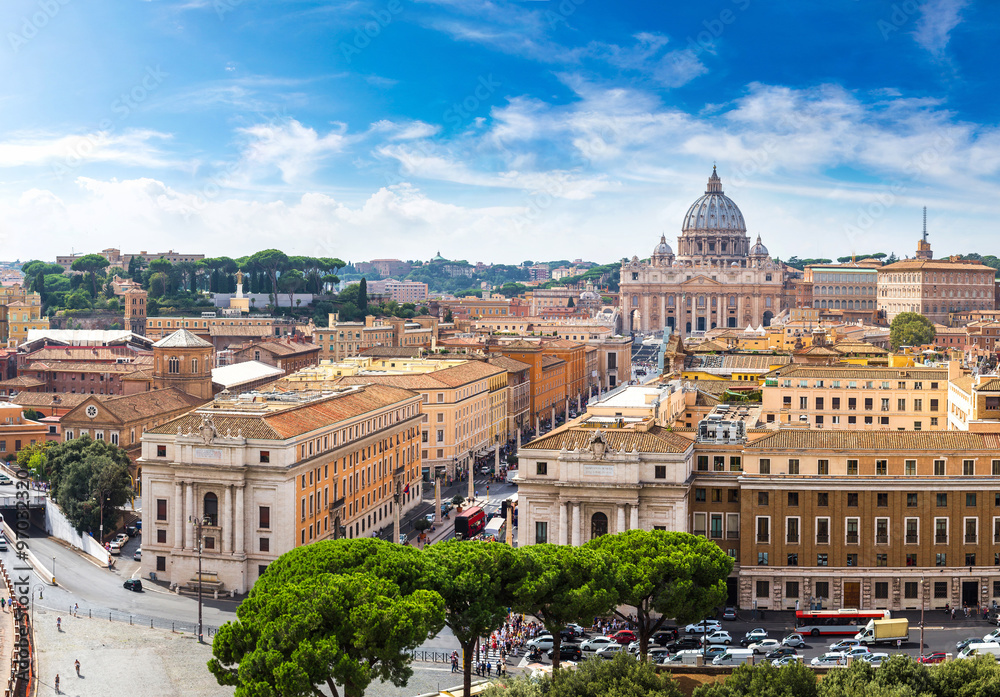 Rome and Basilica of St. Peter in Vatican Rome and Basilica of St. Peter in Vatican