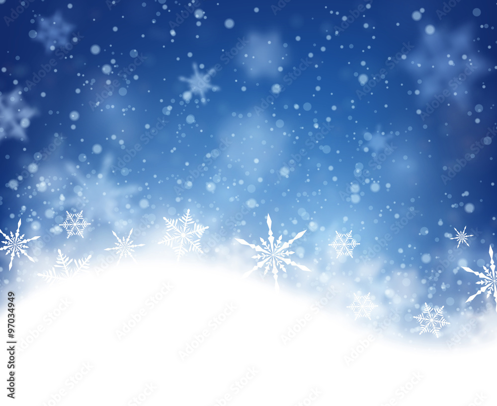 Winter card. Winter card.