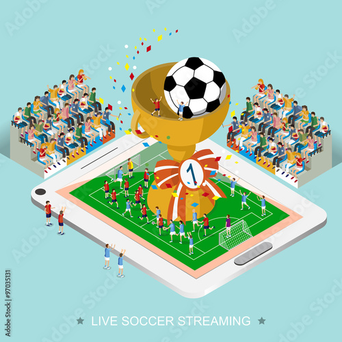 live soccer streaming concept