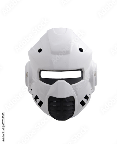 White mask toy photo