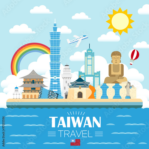 Taiwan travel poster design