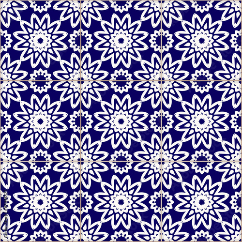 Seamless patchwork pattern, tiles, ornaments