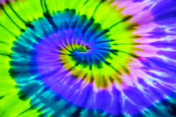 Tie dye fabric.
