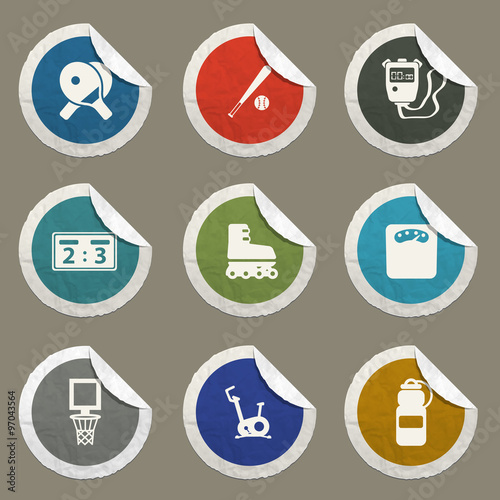 Sport simply icons