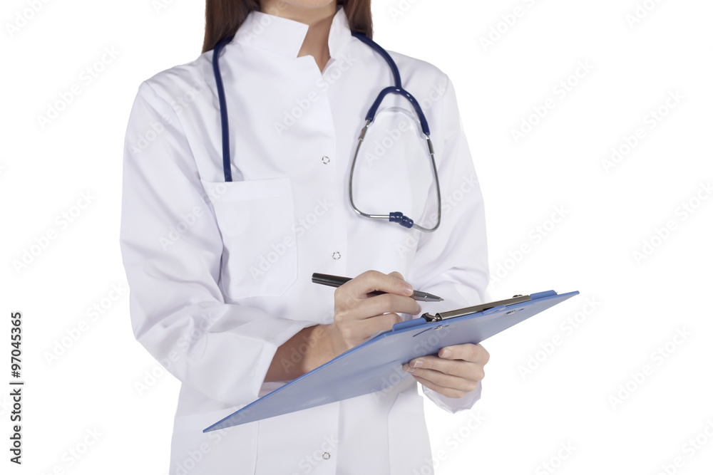 Portrait of confident junior medical doctor Portrait of confident junior medical doctor