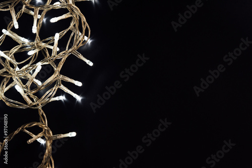 amazing beautiful unique christmas silver vintage garland light