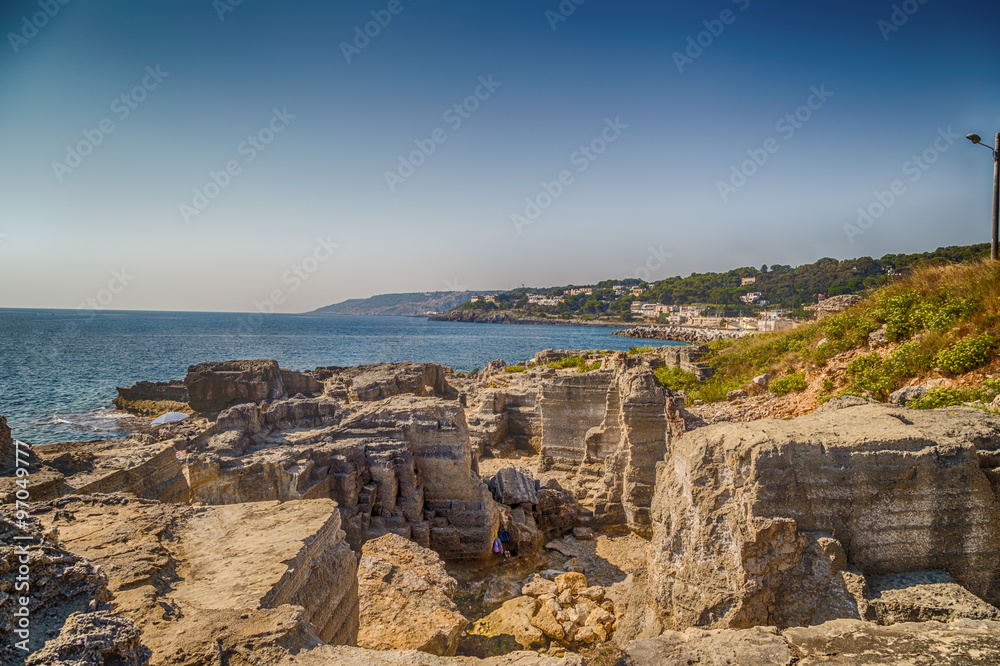 Salento coast of the Ionian Sea