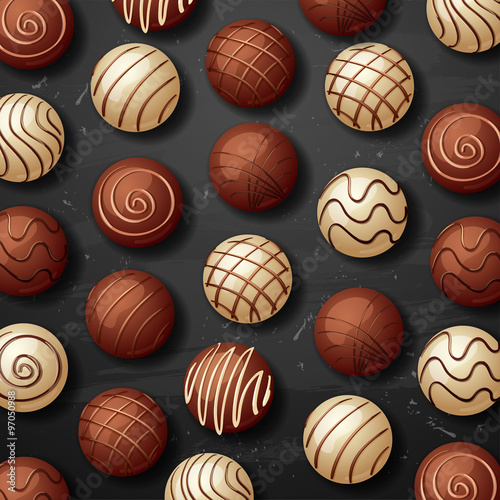 candy vector background