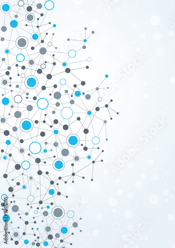 Technical Network Abstract Background.