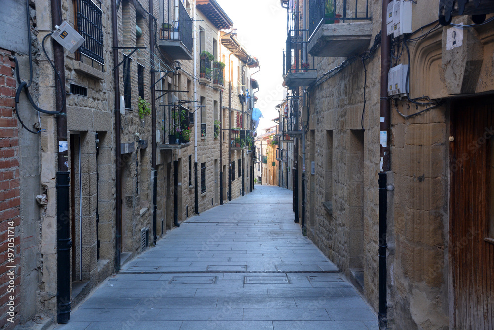 Fototapeta premium calles de Laguardia, España