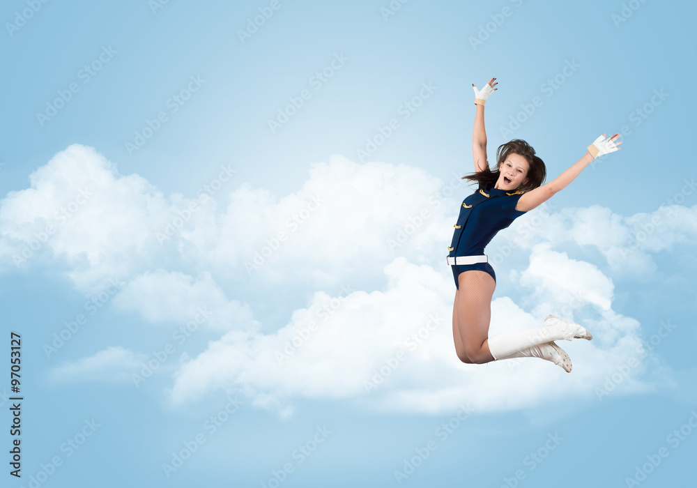 Cheerleader girl Cheerleader girl