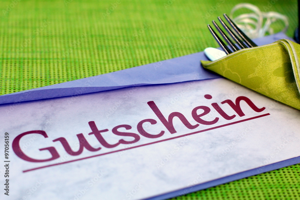 Gutschein Stock Photo | Adobe Stock