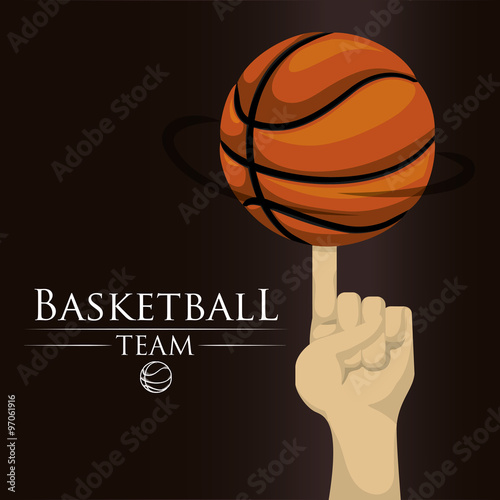 Basketball sport design  © djvstock
