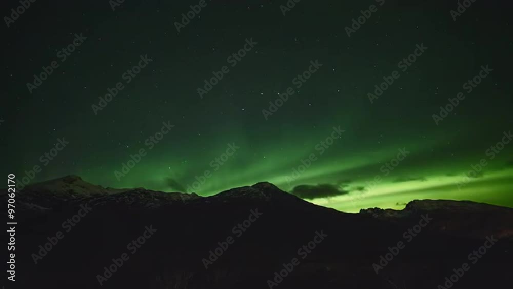 Polarlicht in Skandinavien im Zeitraffer 