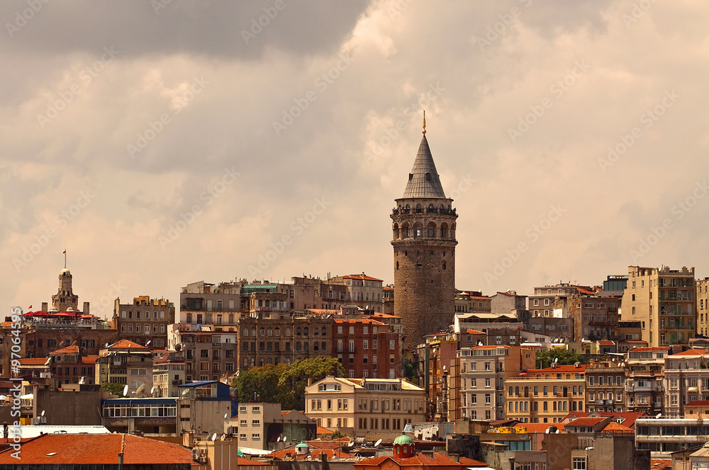 Fototapeta premium Galataturm in Istanbul
