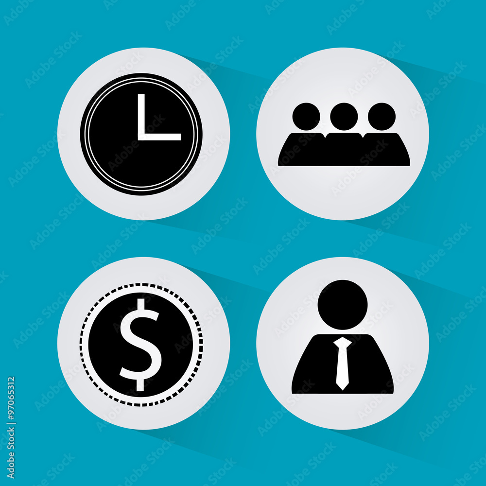 Process icons design Process icons design