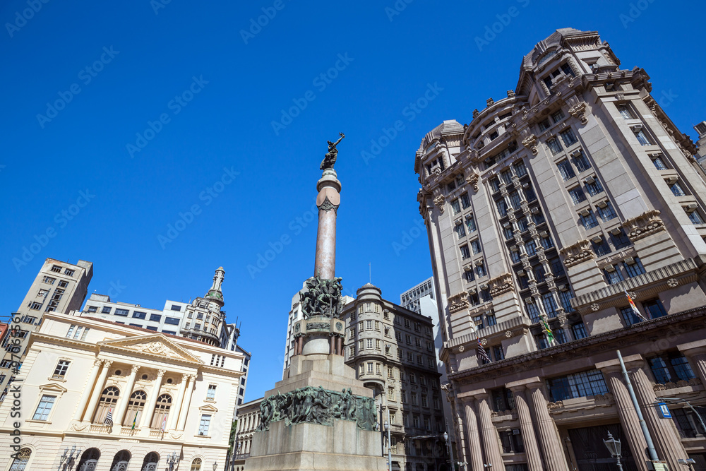 Naklejka premium Patio do Colegio square in Sao Paulo