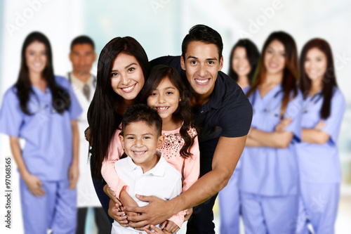 Family At Hospital