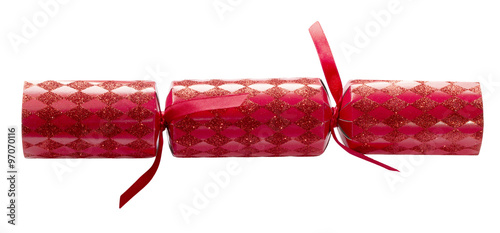 Christmas Cracker Red Isolated