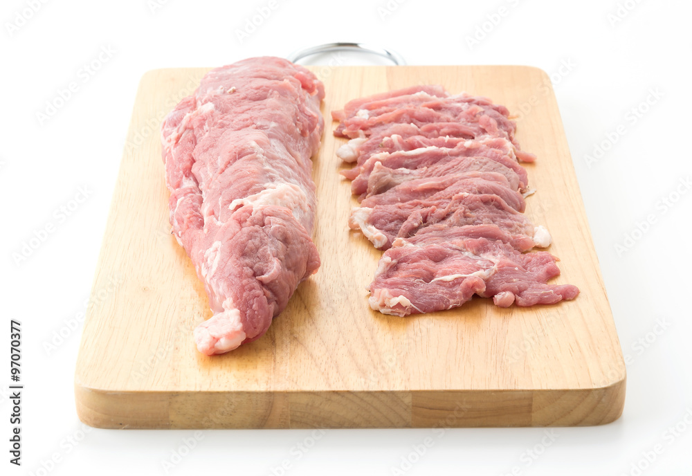 slice pork