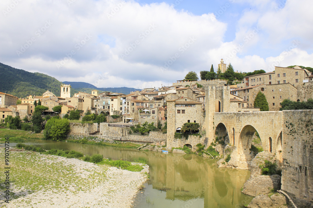 The ancient town of Besalu.
