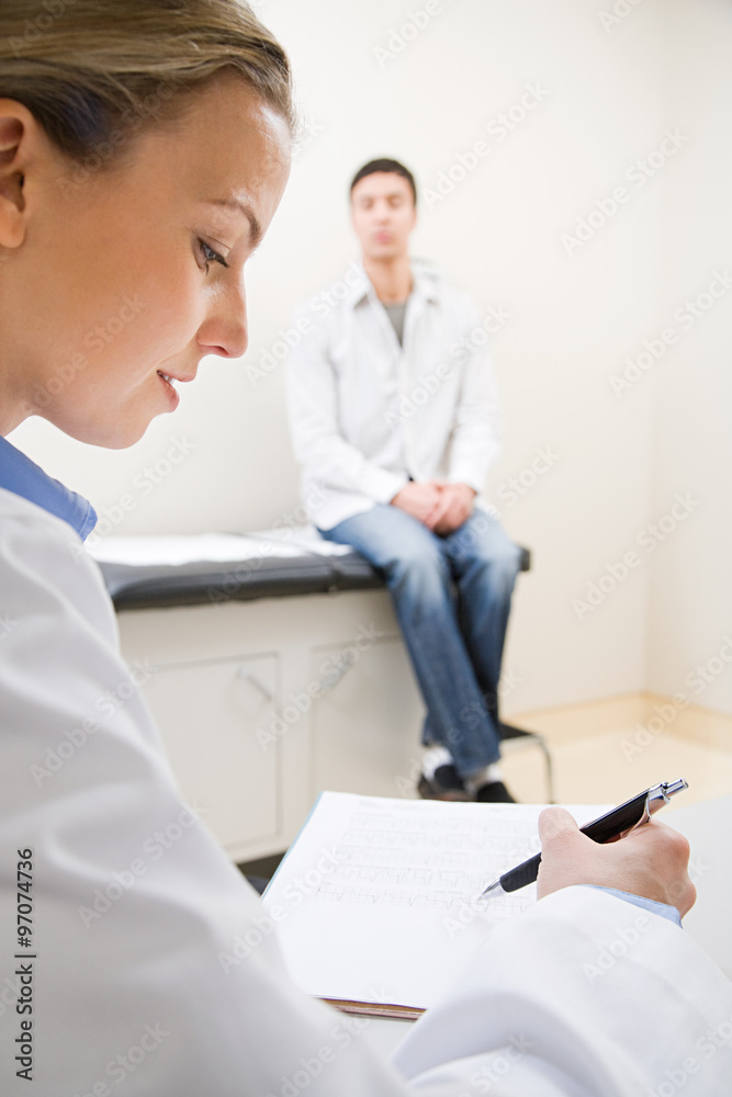 Doctor and patient Doctor and patient