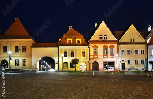 Town Hall square (Radničné námestie) in Bardejov