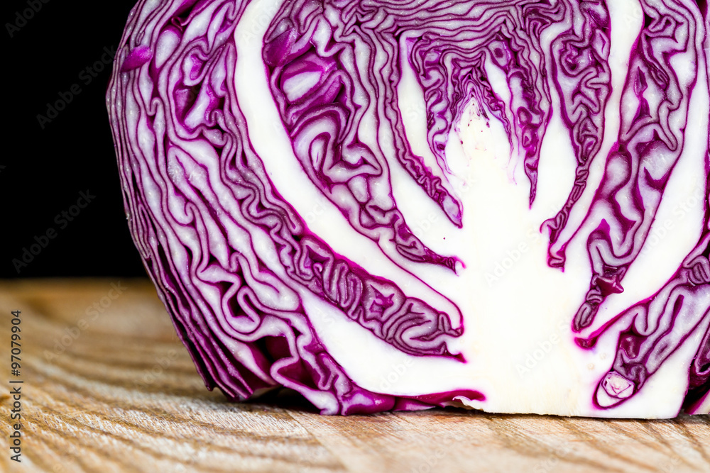 Fototapeta premium purple cabbage