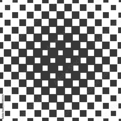 Repeating halftone square pattern design