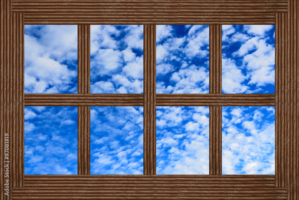 Fototapeta premium window views