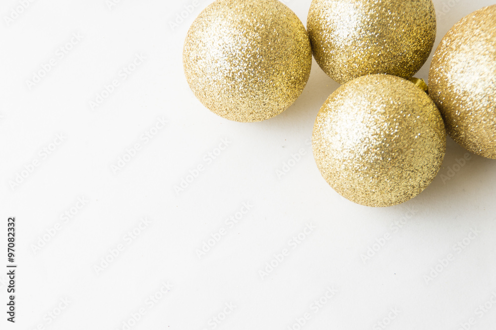 Christmas decoration balls - Frame - gold Christmas decoration balls - Frame - gold