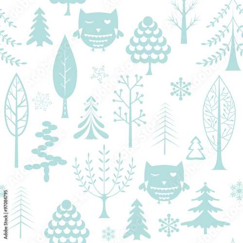 Obraz na płótnie seamless christmas background