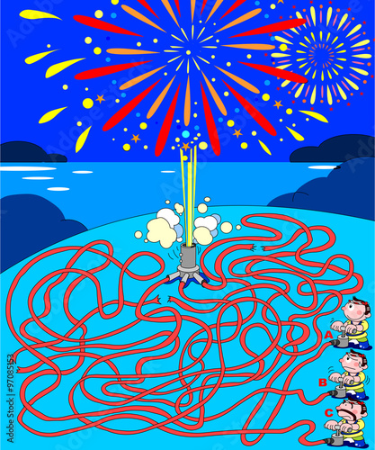 迷路＿花火