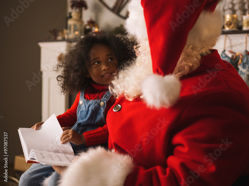 Santa Claus with child