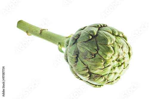 artichoke isolated on white background