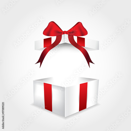 Open gift box